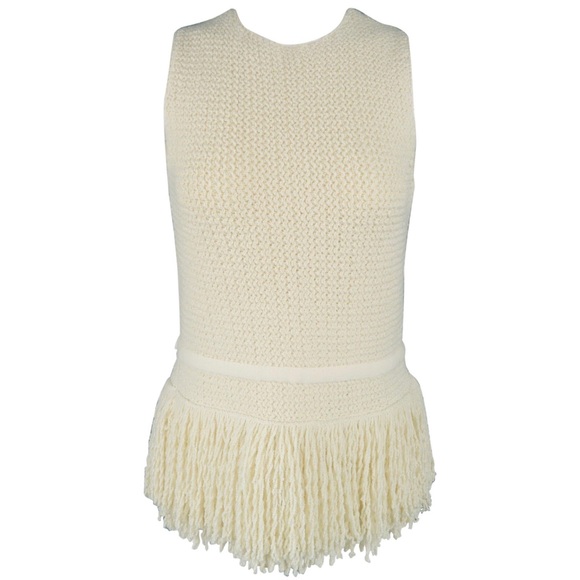 Free the Roses Sweaters - Sleeveless boho knit blouse sweater